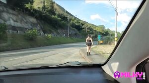 Kourtney Love - Sexy busty cosplayer is alone