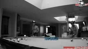 Small ass milf get hard anal gangbang and double penetr