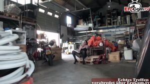 German amateur milf in nylons get anal POV