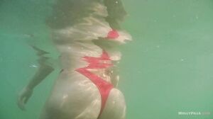 Molly Pills - Awesome Sex on Public Beach Creampie POV 2