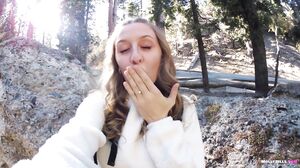 Molly Pills - Slutty Camper Loves Anal Plug Sex Public 2