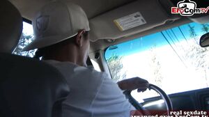 British brunette milf try amateur fuck with bbc