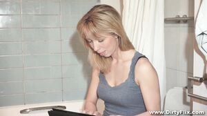 Masha - Cumshot on Nerdy Glasses