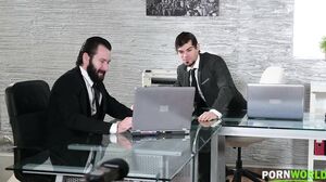 Wild Office DP with Busty Blonde Boss Monika Fox GP2390