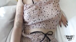 Cute Teen Loves Huge Dick and Huge Cumshot - Rae Lil Black