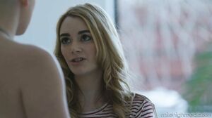 Really Nice Lesbian Action On Red Couch - Riley Nixon