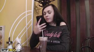 Unforgettable date with a sexy brunette stranger in HD