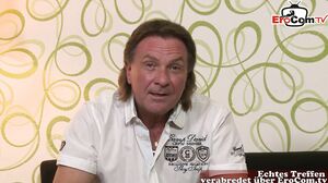 German shy 18yo college teen do first time casting wit