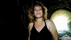 Old Mature Lost Bet and Seduce Stranger to Fuck at Nude