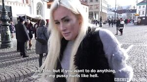 CzechStreets - Sexy Amateur With Red Stockings - Daisy