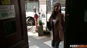 Horny Slut Angelica Heart Trade Glass Dildo for Hard Co