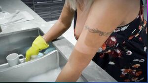 Uptown Jenny - Slippery When Wet MILF Bangs Stepson in HD