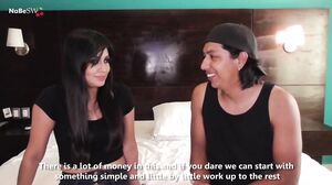 NabeSW - Sex in Porn Casting with Mexican in Red Lingerie