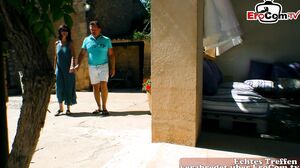 German skinny mature housewife with saggy tits fuck out