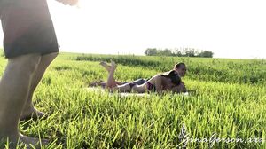 He Fuck Me in the Nature Backstage Vid  - Sex Movies Fe