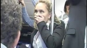 Horny Milf Touched To Multiple Orgasm On The Bus Part 1