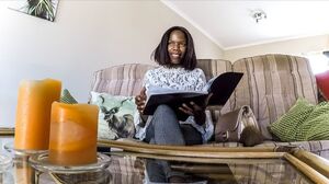 South African Ebony Babe Busted Open By Big White Dick