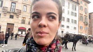 BananaNomads - Cumwalk in Rome part 1