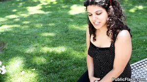 Publicflash - Sarah Tonin - Horny Masturbator