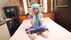 494SIKA-253 Cosplay gal thrusting 3P facial