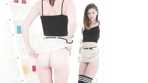 Sara Bell balls deep airtight DP & piss drinking SZ2364