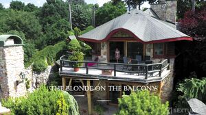 Candee Licious - The Blonde On The on Balcony in 4K