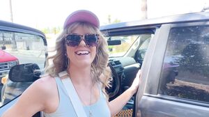 College girl River Lynn gets her pink pussy hammered and creampied by Porndude’s loaded cock