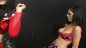 Girls Will be Girls - Busty lesbian chicks use a dildo