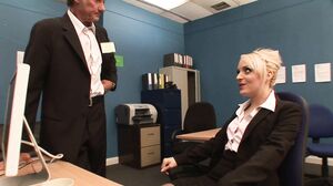 Get in my Office - Brunette and a blonde are ready for