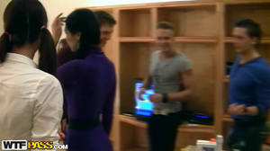 CollegeFuckParties SiteRip - Celebrating exams with hot