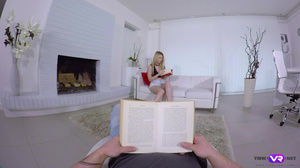 Misha Cross - Naughty Blondie Blew and Fucked a Nerd in