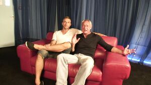 Father and Stepson - Black Angelica has Ben Dover and s