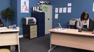 Get in my Office - Banging a couple of office whores wi