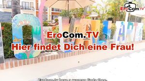 German Girl wants dick and pick up guy in holiday POV