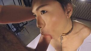 Ladyboy Swikky Gives A Good Blowjob And Ass Barebacked