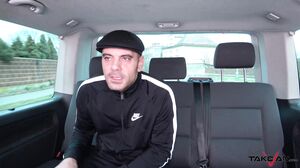 Take Van - Hardcore action in driving van interrupted b