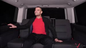 Take Van - Blonde rescued from weird taxi driver choose