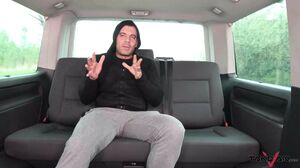 Take Van - Pierced babe found on bus stop spread her ha