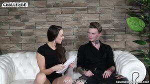 Melone Challenge - Tattoed young man try his best to sa