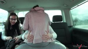 Take Van - Mea Melone help crazy hair teen ride big coc