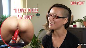 Ersties: Brunette Babe Masturbates With Toys