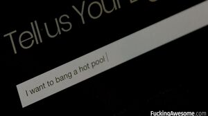 Fucking Awesome - Kylie Page fucks with the pool boy