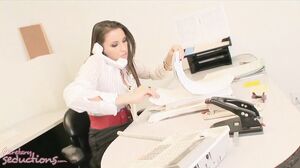 Lesbian Secretary Seduction