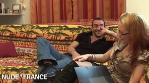 NudeInFrance Indiana Fox - Interracial Threesome With