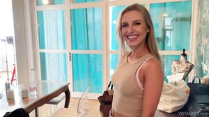 Yoya Grey - My blonde girlfriend cane for a photoshoot