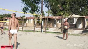 Musa Martina after Beach Volley, have a sex with 4 horn