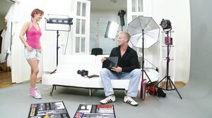 Teens 1st Anal Casting - Lilou is a gorgeous redhead th