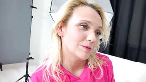 Teens 1st Anal Casting - This bitch took the drilling o