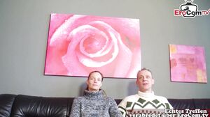 German teen girlfriend sharing first time MMF amateur c