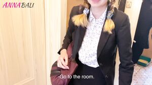 !Anna Bali - Student Sold Her Pussy to a Tutor for 4 Fr